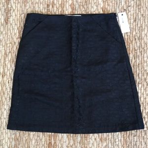 Studio M black print skirt